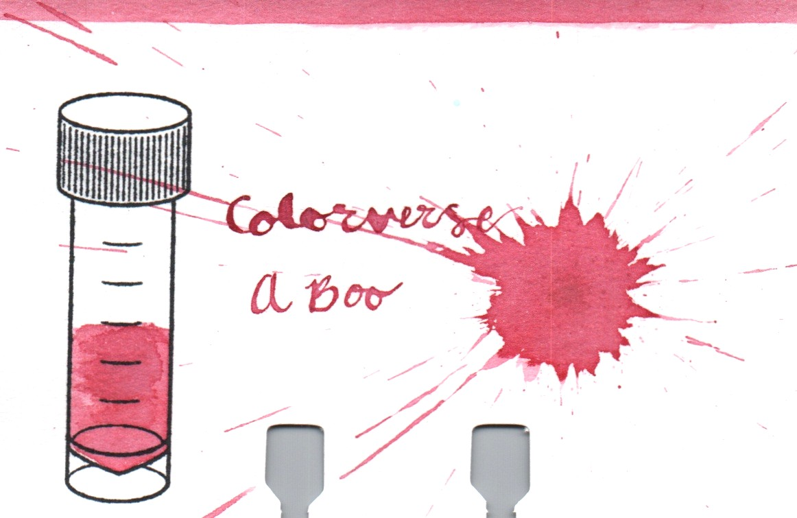 An ink swatch of Colorverse – A Boo