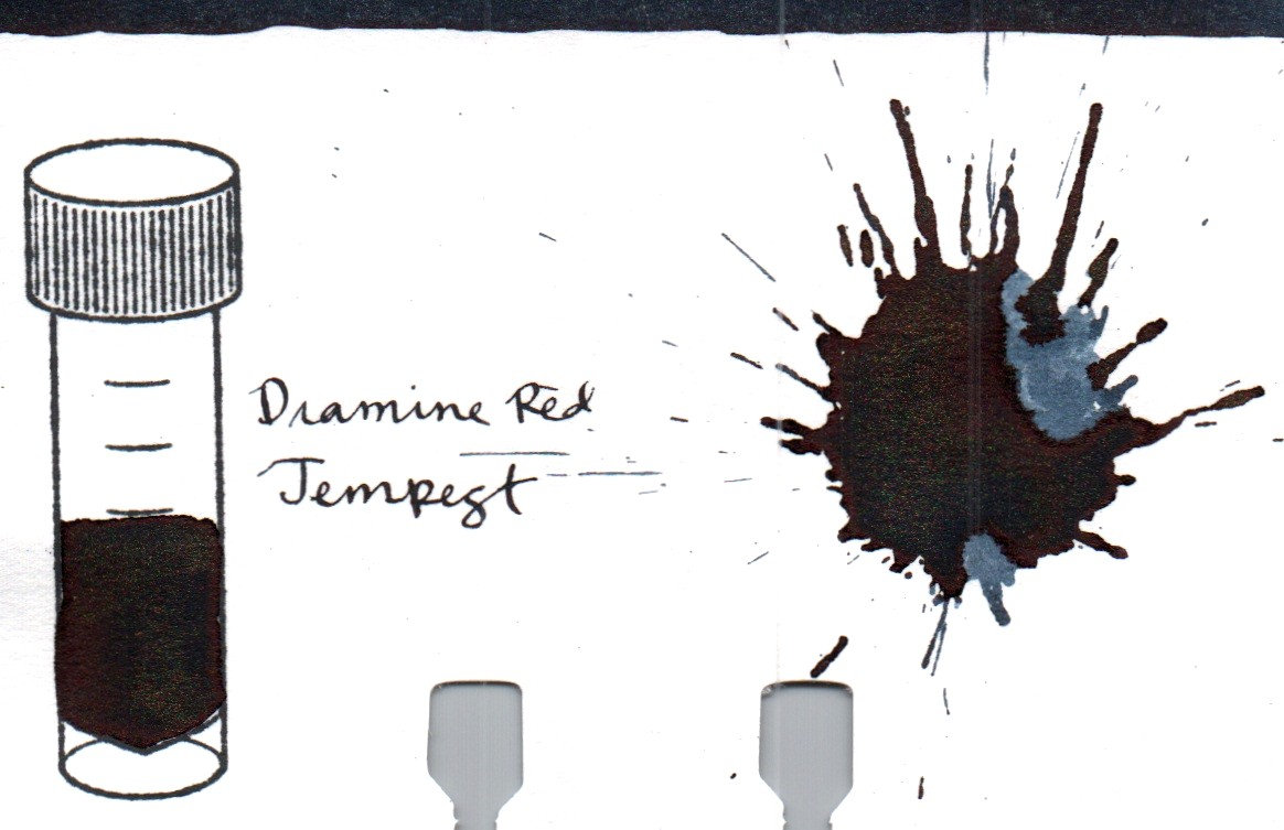 An ink swatch of Diamine – Tempest