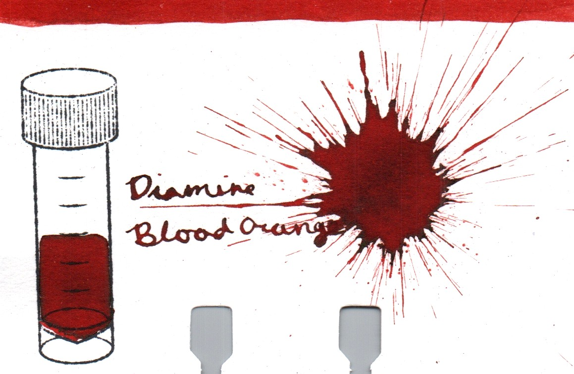 An ink swatch of Monteverde – Strawberry Shortcake