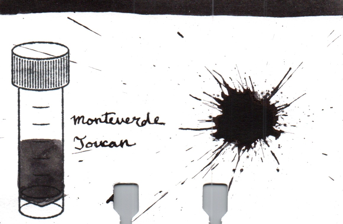 An ink swatch of Monteverde – Toucan
