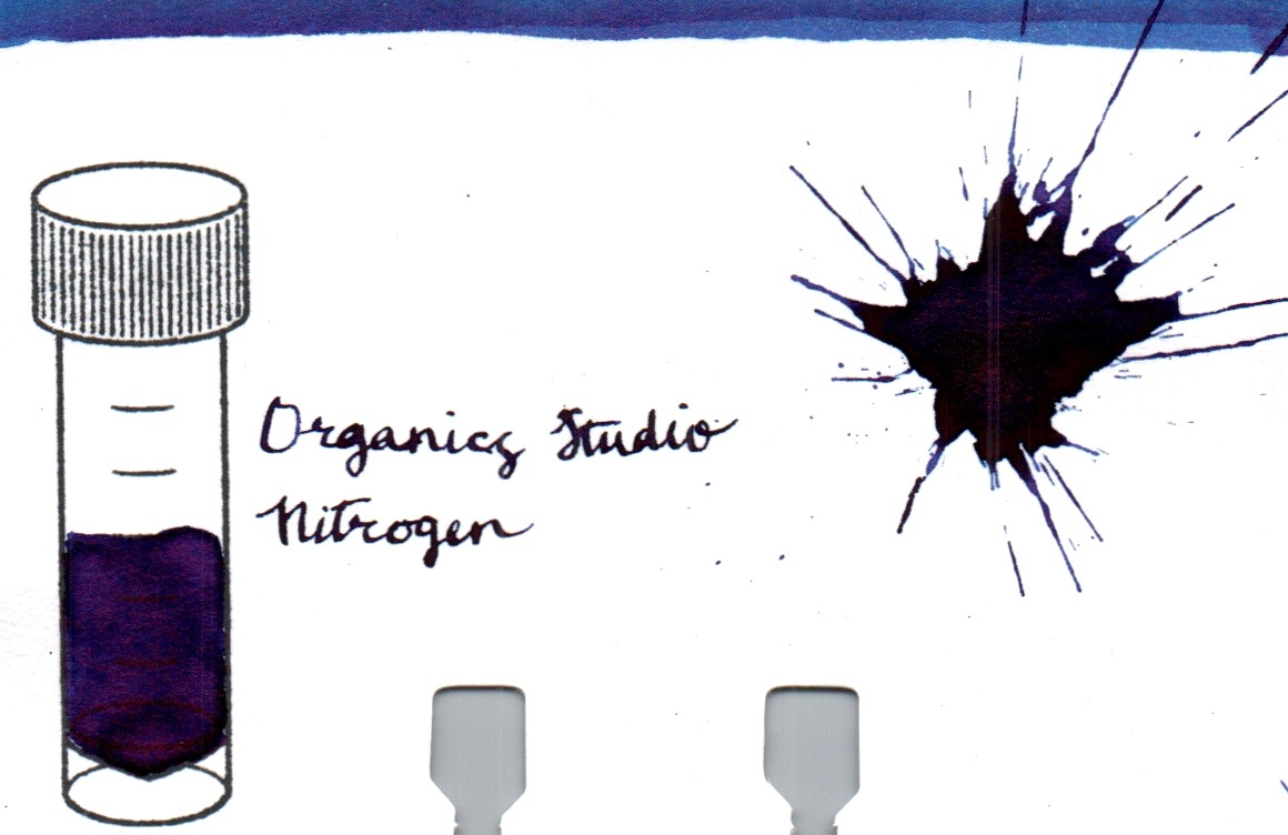 An ink swatch of Organics Studio – Nitrogen