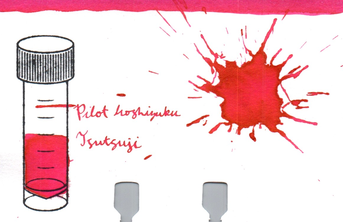 An ink swatch of Pilot Iroshizrku – Tsutsuji