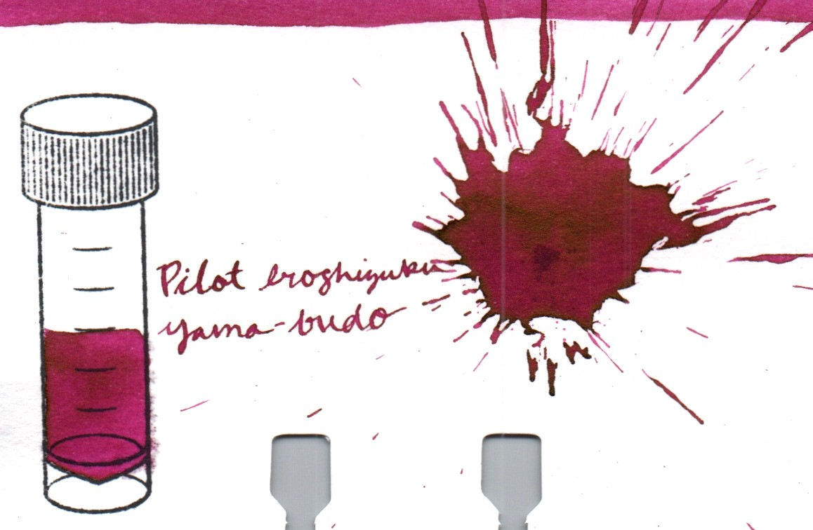 An ink swatch of Pilot Iroshizrku – Yama-budo