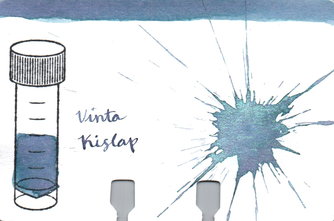 An ink swatch of Vinta – Kislap