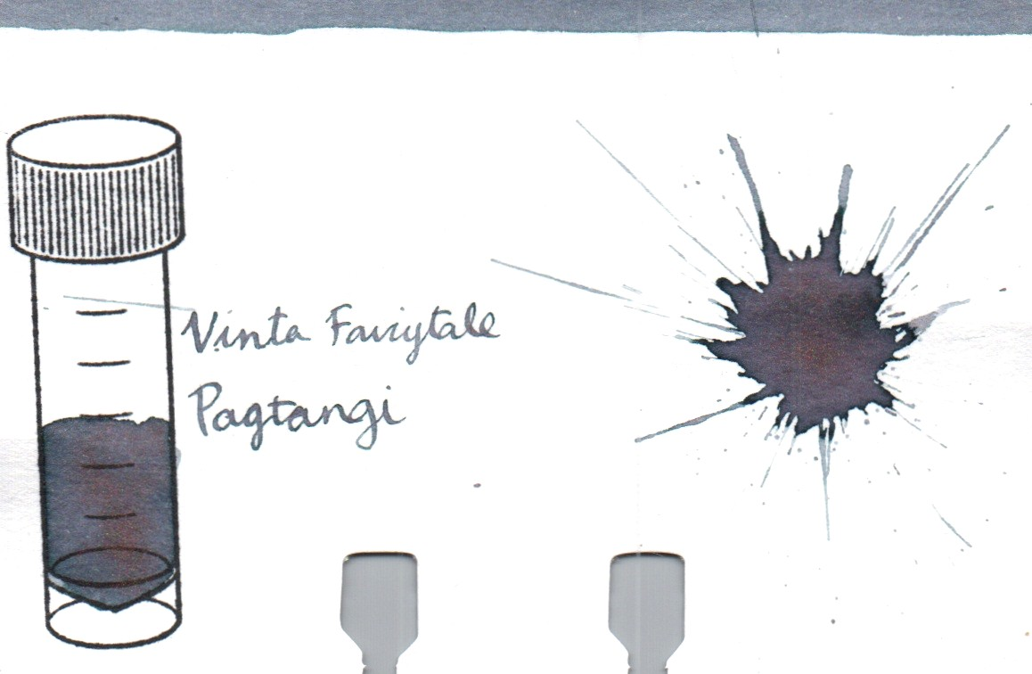 An ink swatch of Vinta – Pagtangi