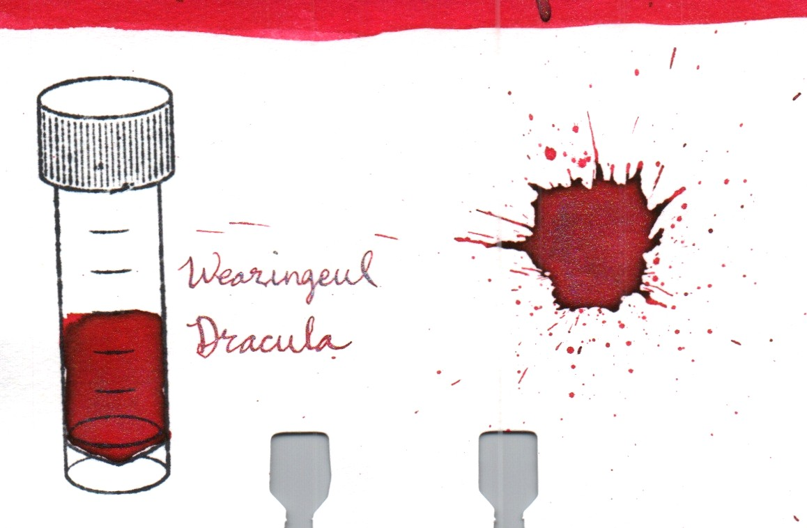 An ink swatch of Wearingeul – Dracula