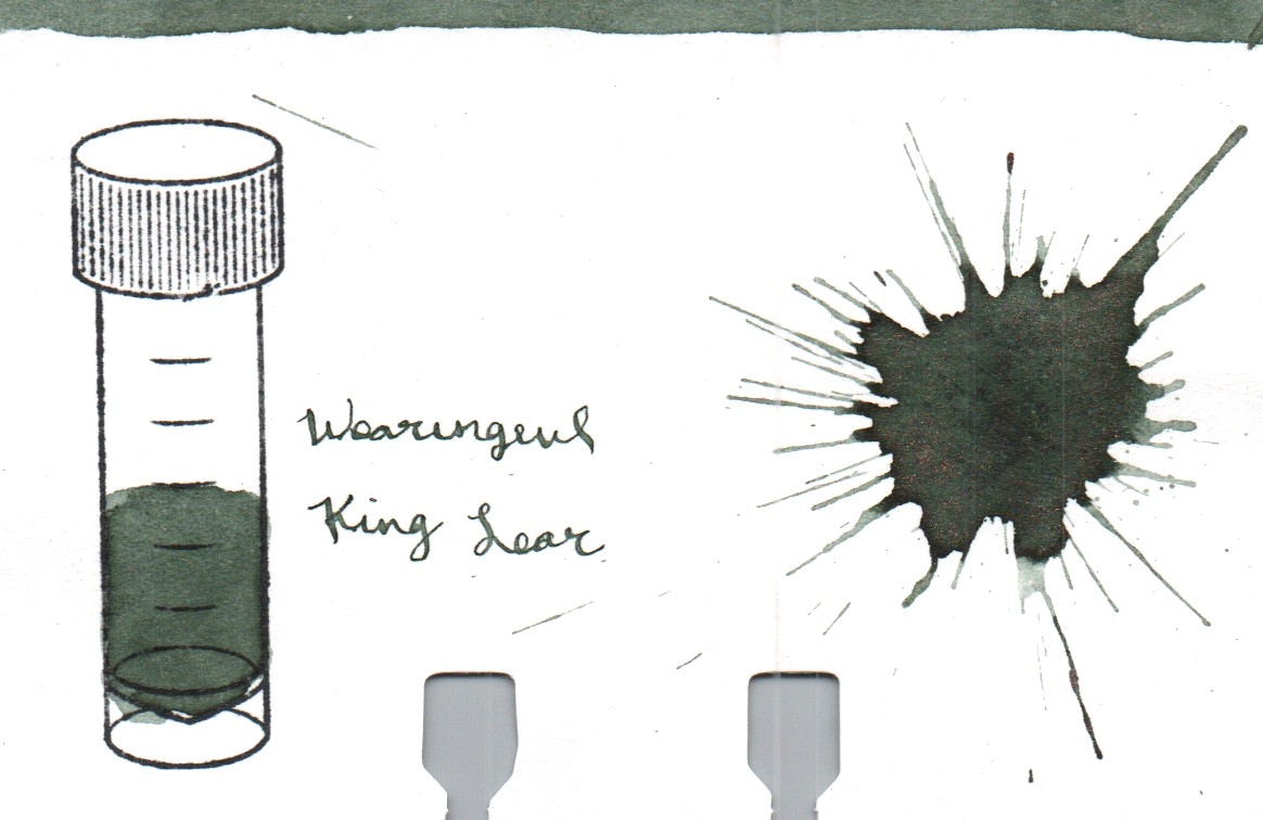 An ink swatch of Wearingeul – King Lear