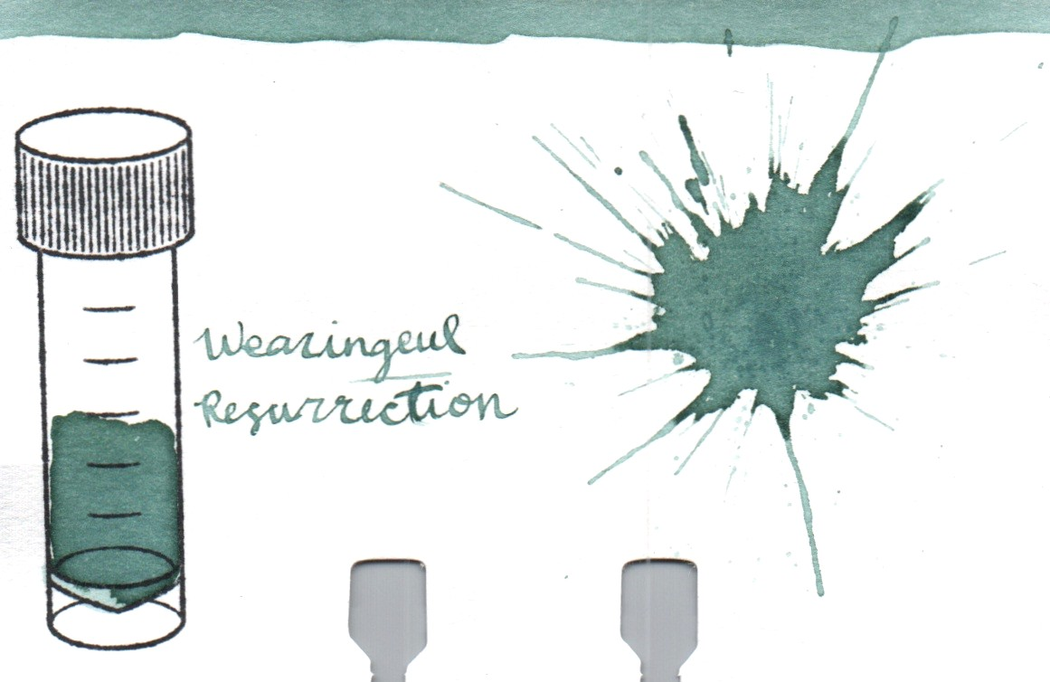 An ink swatch of Wearingeul – Resurrection